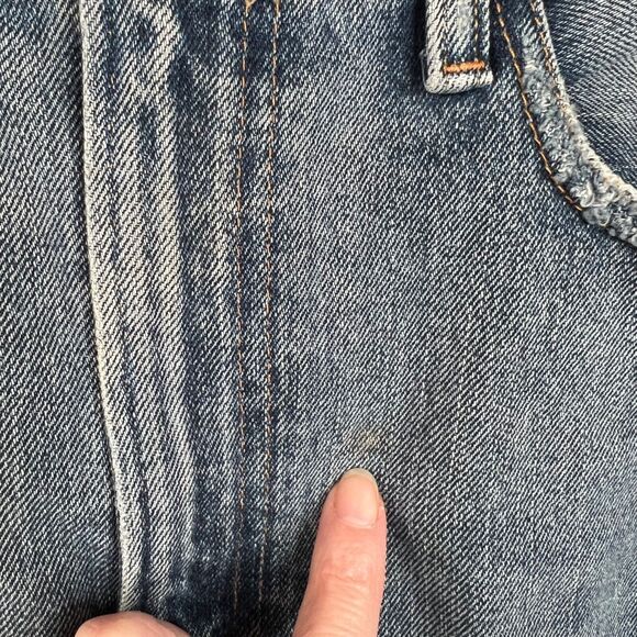 Denim & Supply Ralph Lauren Womens Denim Mini Skirt Size 28 Frayed Hem - Picture 6 of 12
